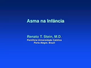Asma na Inf ância