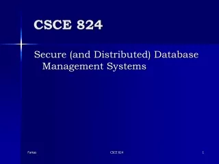 CSCE 824