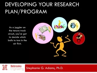 Developing Your research plan/Program