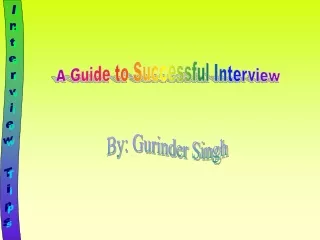A Guide to Successful Interview