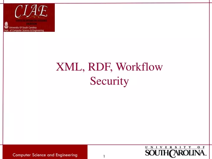 xml rdf workflow security