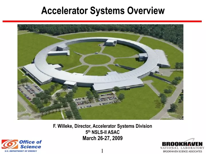 accelerator systems overview