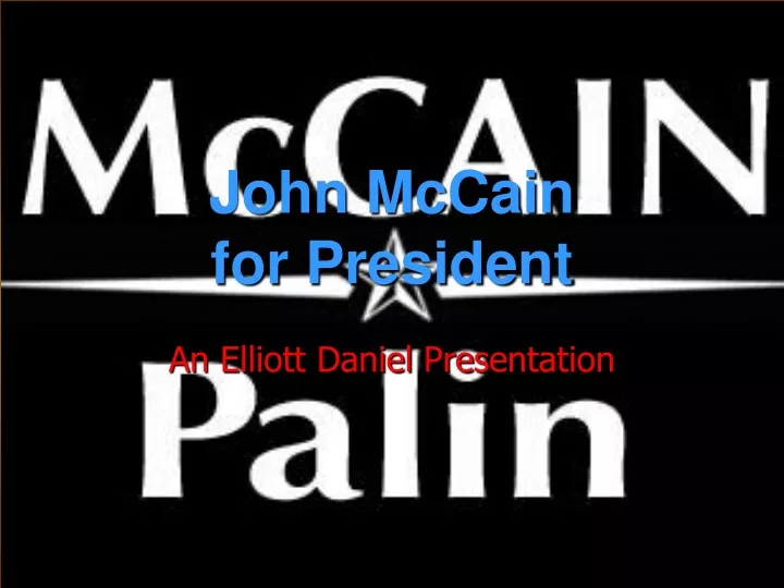 john mccain for president
