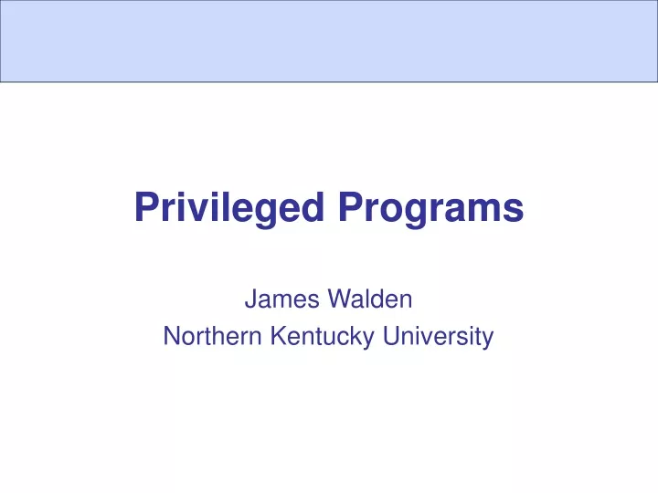 james walden northern kentucky university