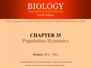 CHAPTER 35 Population Dynamics