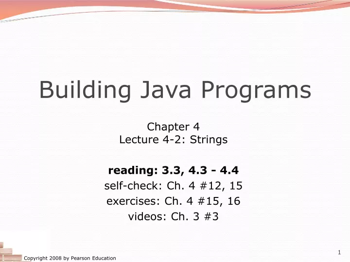 building java programs