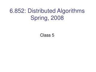 6.852: Distributed Algorithms Spring, 2008