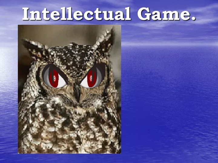 intellectual game