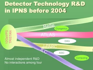 Detector Technology R&amp;D in IPNS before 2004