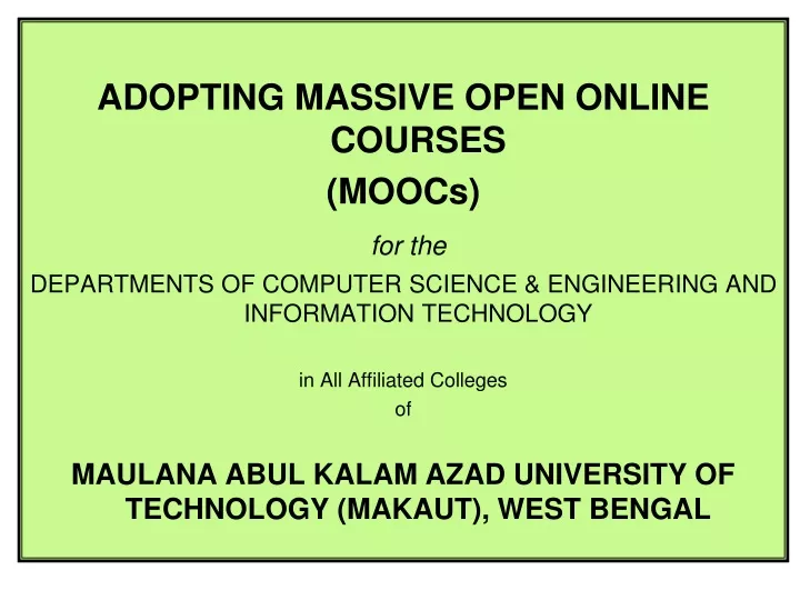 adopting massive open online courses moocs