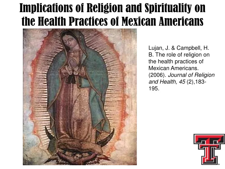 implications of religion and spirituality