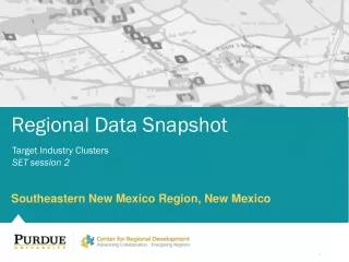 Regional  Data Snapshot