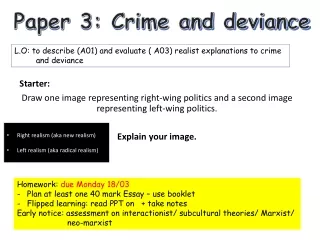 paper 3 crime and deviance