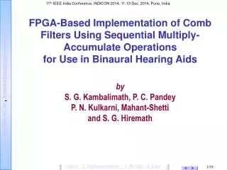 FPGA-Based Implementation of Comb Filters Using Sequential Multiply-Accumulate Operations