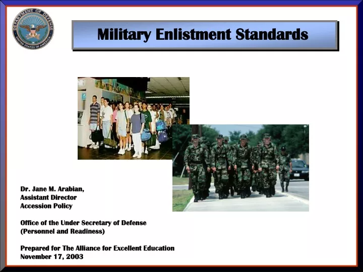 military enlistment standards