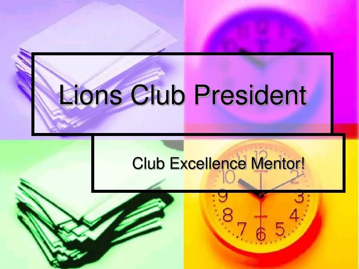 lions club president