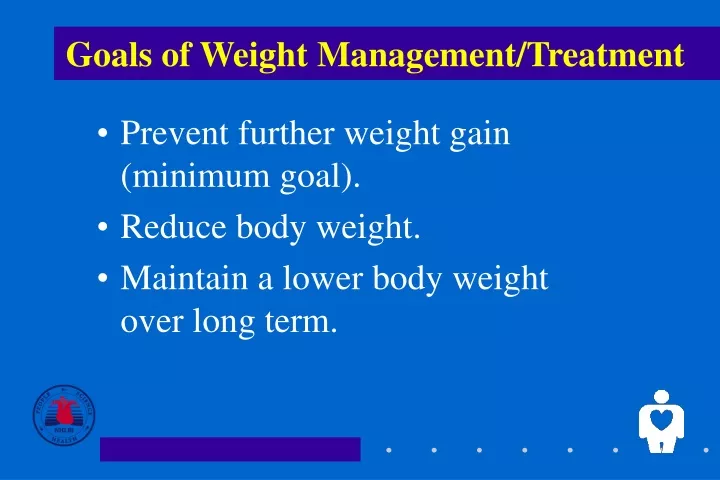 goals of weight management treatment
