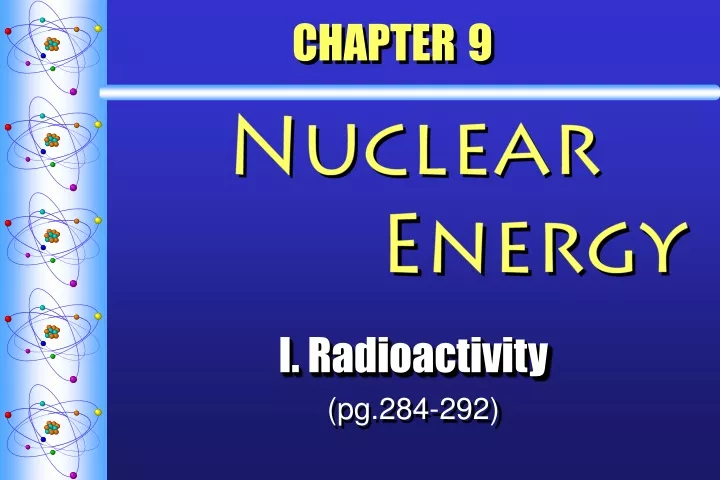 chapter 9 nuclear energy