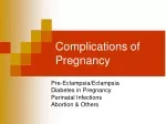 PPT - Pregnancy Complications PowerPoint Presentation, Free Download ...