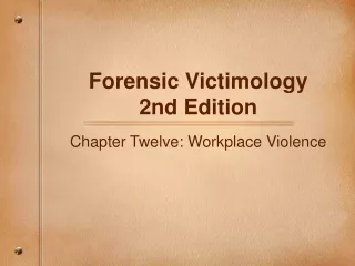 Forensic Victimology   2nd Edition