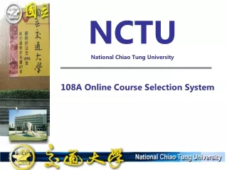 NCTU National Chiao Tung University