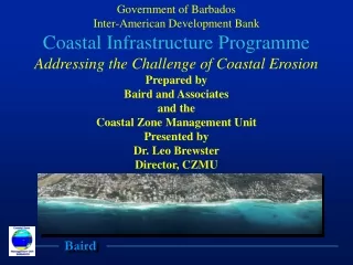 Government of Barbados Inter-American Development Bank Coastal Infrastructure Programme