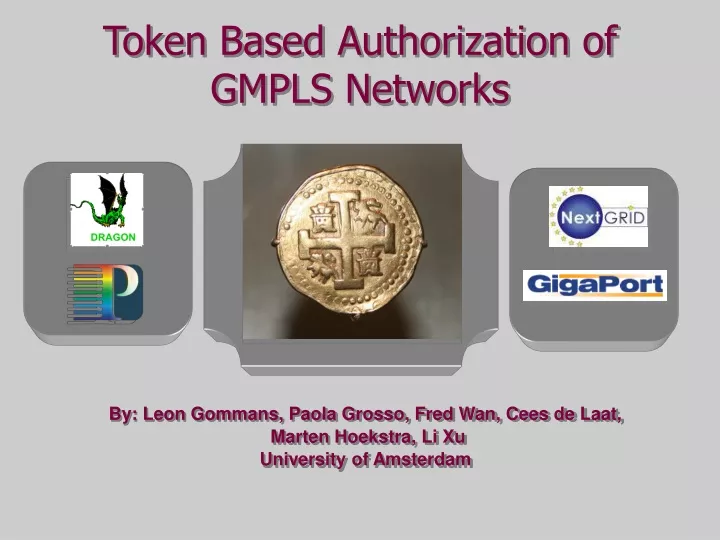 token based authorization of gmpls networks