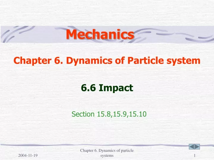 mechanics