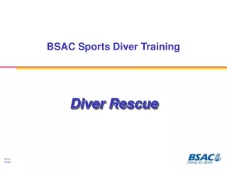 BSAC Sports Diver Training