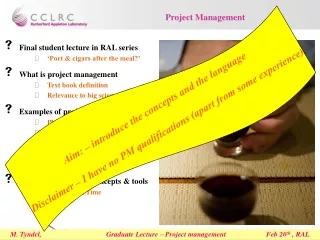 Project Management