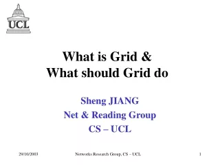 What is Grid &amp; What should Grid do