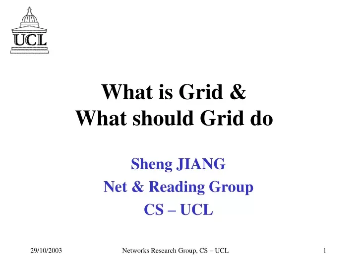 what is grid what should grid do