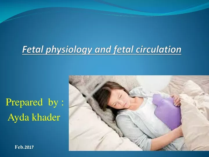 Ppt Fetal Physiology And Fetal Circulation Powerpoint Presentation Free Download Id9531082