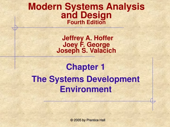 chapter 1 the systems development environment