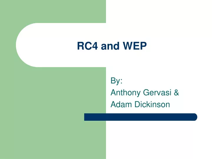 rc4 and wep