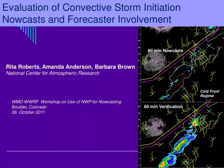 evaluation of convective storm initiation