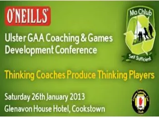Ulster GAA Coaching Conference
