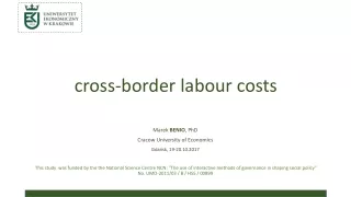 cross- border  labour  costs