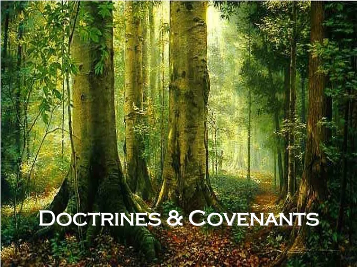 doctrines covenants