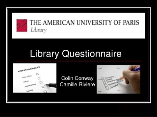 Library Questionnaire