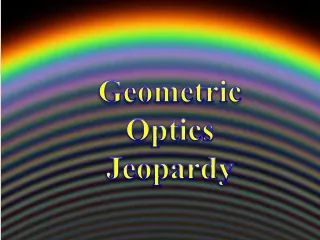 Geometric Optics Jeopardy