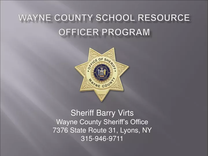 wayne county school resource officer program