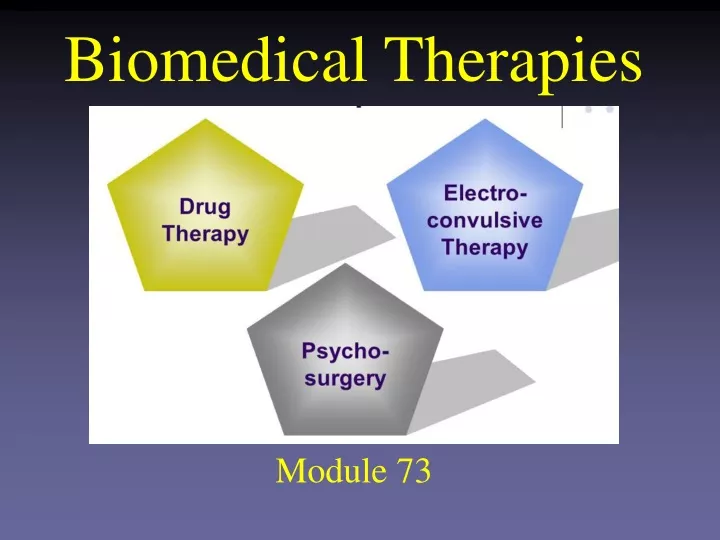 biomedical therapies