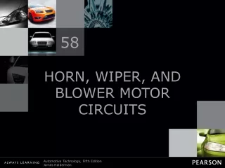 HORN, WIPER, AND BLOWER MOTOR CIRCUITS