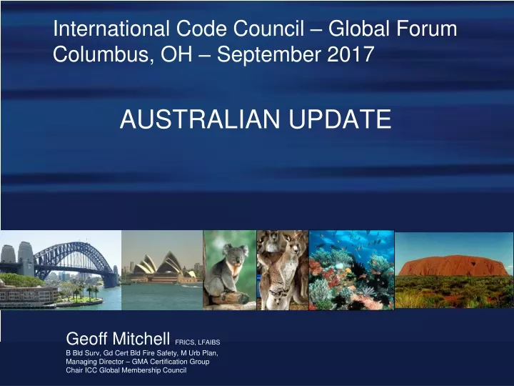 international code council global forum columbus oh september 2017