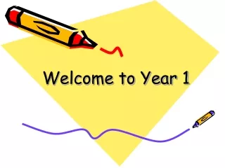 Welcome to Year 1