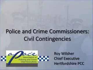 Roy Wilsher  Chief Executive Hertfordshire PCC