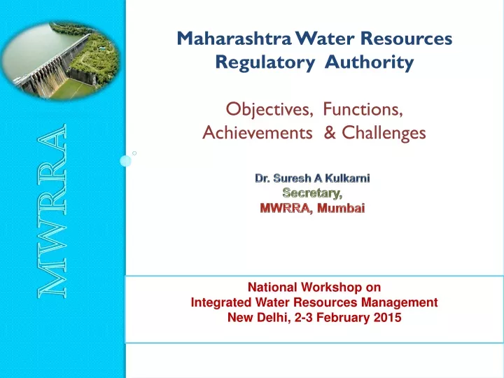 maharashtra water resources regulatory authority