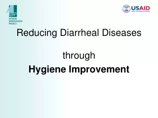 Reducing Diarrheal Diseases