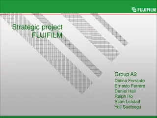 Strategic project FUJIFILM